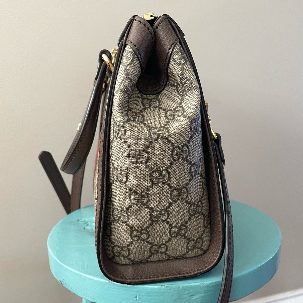 Gucci Ophidia Small Tote Bag Satchel Crossbody Handbag - Picture 4 of 12